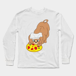 Cute dog chef Long Sleeve T-Shirt